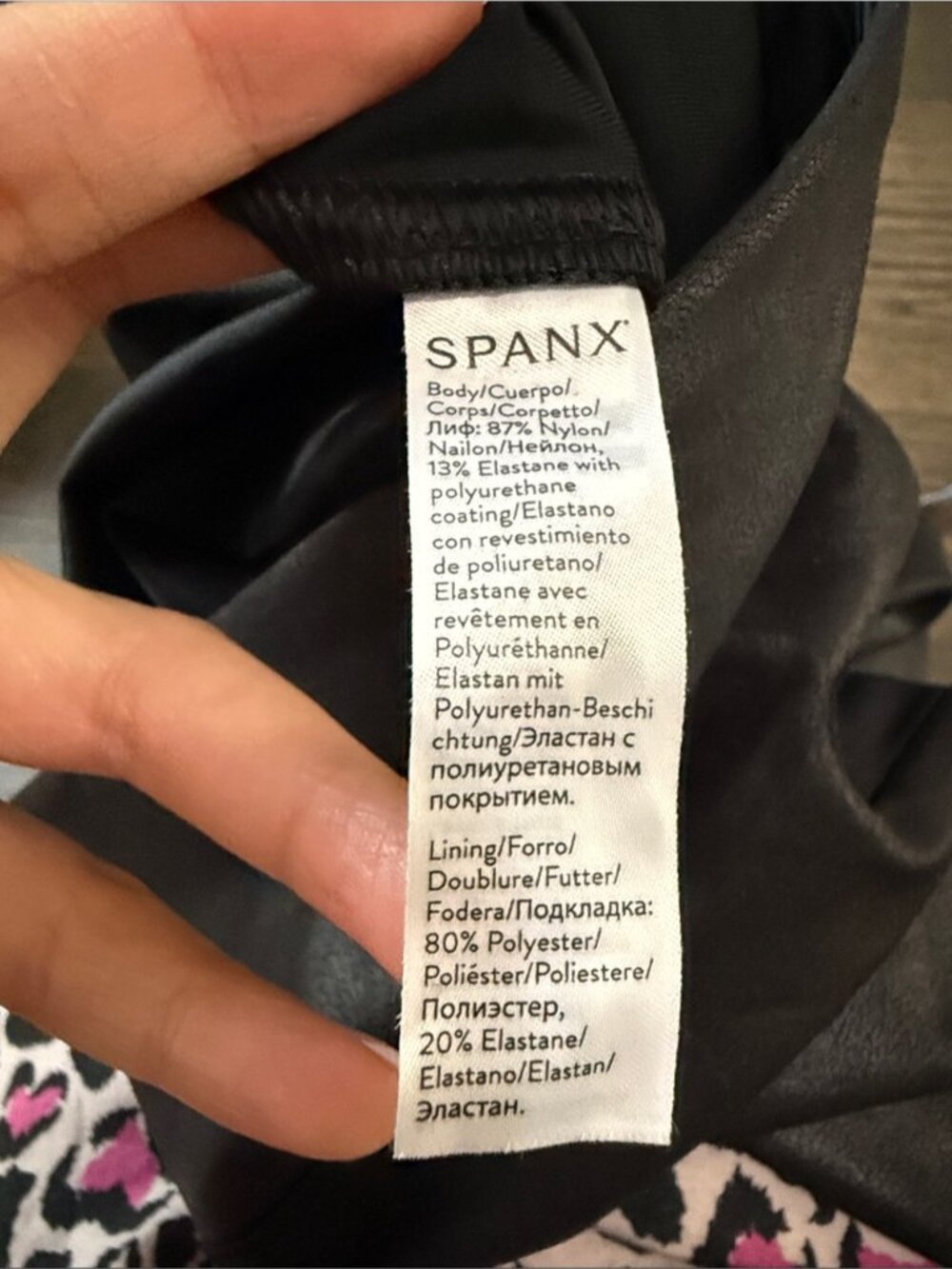 SPANX Black Faux-Leather High-Waist Leggings size XS - Picture 8 of 8